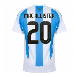 Argentina Alexis Mac Allister #20 Replika Hjemmebanetrøje Copa America 2024 Kortærmet